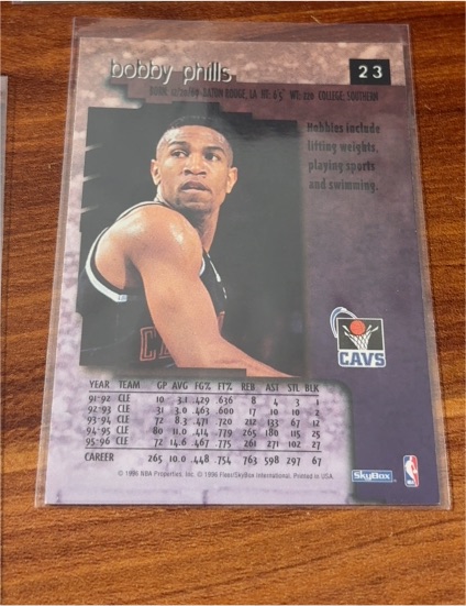 1996-97 SkyBox Premium #23 Bobby Phills — front