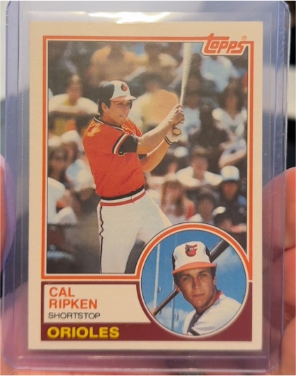 1983 Topps #163 Cal Ripken — front