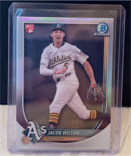 2025 Bowman Chrome #1 Jacob Wilson — front