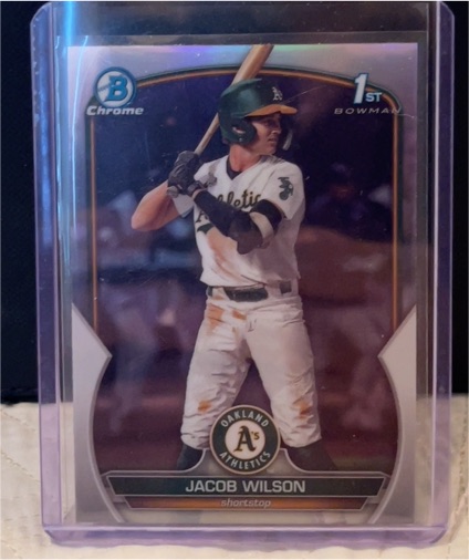 2023 Bowman Chrome #BDC-121 Jacob Wilson — front