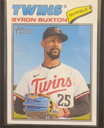 2026 Topps Heritage #253 Byron Buxton — front