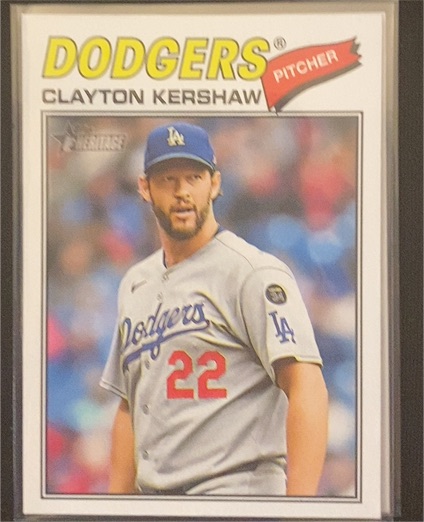 2026 Topps Heritage #190 Clayton Kershaw — front
