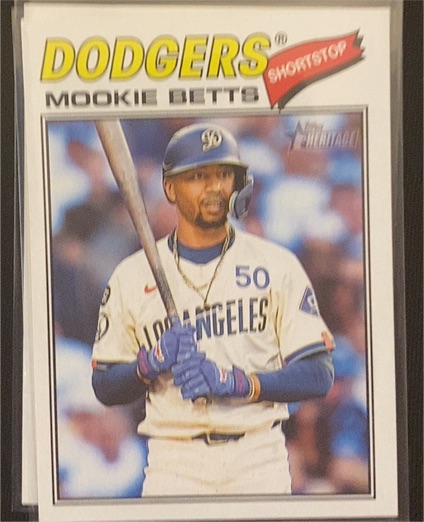 2026 Topps Heritage #12 Mookie Betts — front
