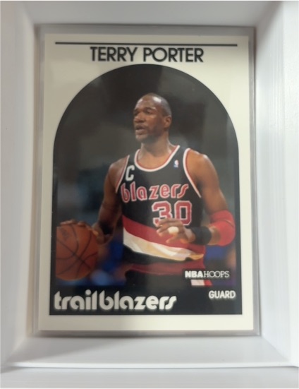 1989-90 NBA Hoops #105 Terry Porter — front