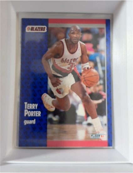 1991-92 Fleer #171 Terry Porter — front