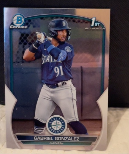 2023 Bowman Chrome 1st Bowman #BCP-133 Gabriel Gonzalez — front