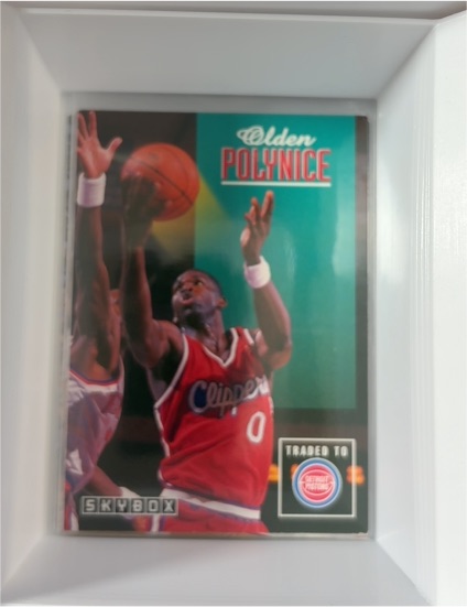 1992-93 SkyBox #109 Olden Polynice — front