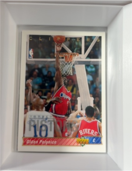 1992-93 Upper Deck #29 Olden Polynice Los Angeles Clippers — front