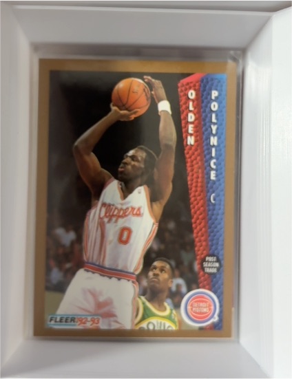 1992-93 Fleer #65 Olden Polynice — front