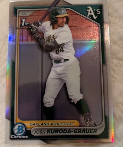 2024 Bowman Draft Chrome #BDC-54 Josh Kuroda-Grauer — front