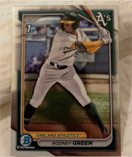 2024 Bowman Draft #BD-187 Rodney Green — front
