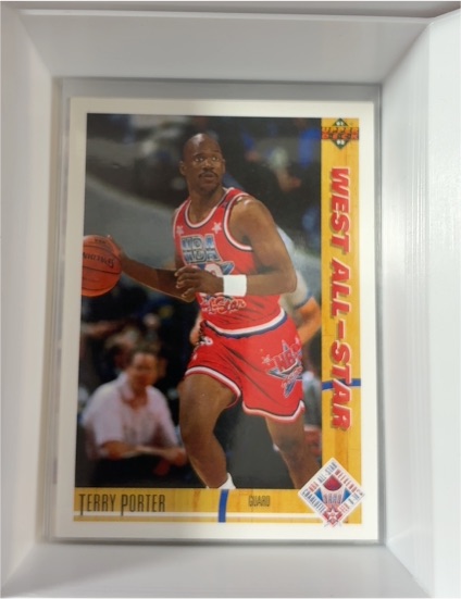 1991-92 Upper Deck #54 Terry Porter West All-Star — front