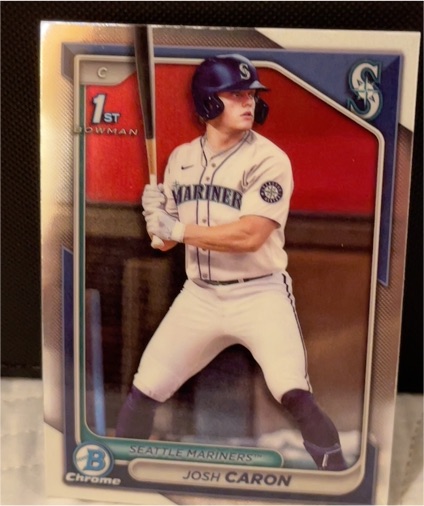 2024 Bowman Chrome #BDC-155 Josh Caron — front