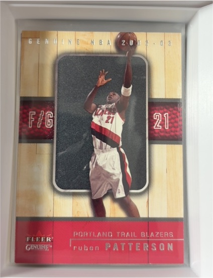2002-03 Fleer Genuine #39 Ruben Patterson — front