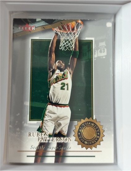 2000-01 Fleer Authority #25 Ruben Patterson — front