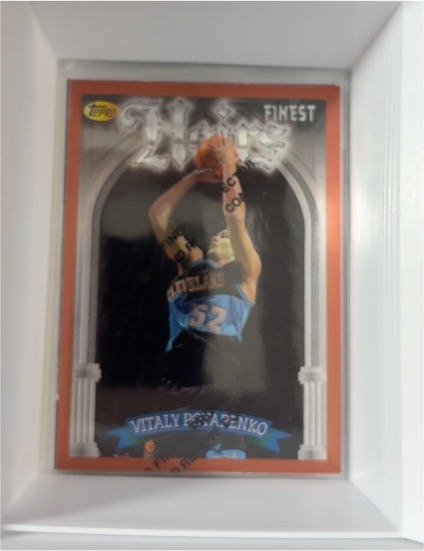 1996-97 Topps Finest #244 Vitaly Potapenko — front