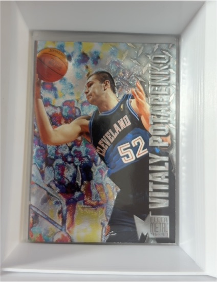 1996-97 Fleer Metal #161 Vitaly Potapenko Rookie Cleveland Cavaliers — front