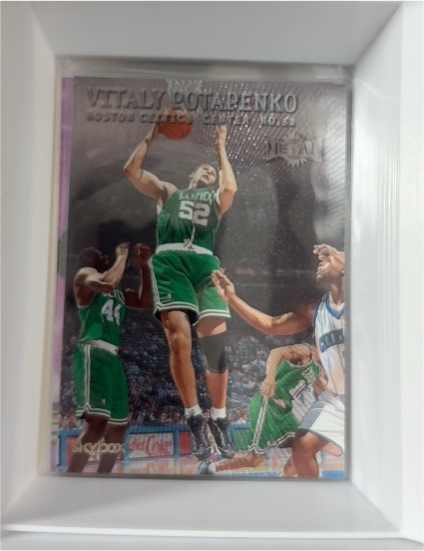 1999-00 Skybox Metal #87 Vitaly Potapenko Boston Celtics — front