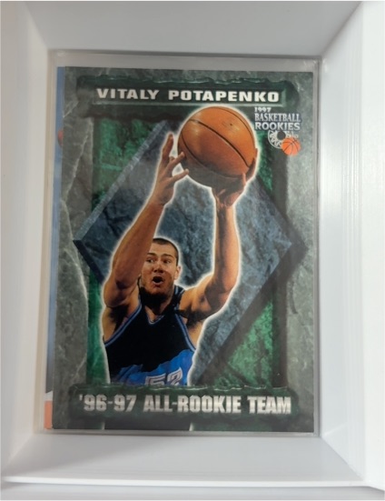 1996 Score Board Basketball Rookies #20 Vitaly Potapenko — front
