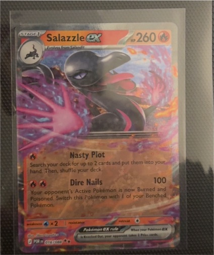 2016 Pokémon TCG Perfect Order #016 Salazzle ex — front