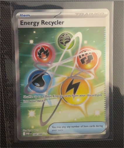 2016 Pokémon Perfect Order #108 Energy Recycler — front