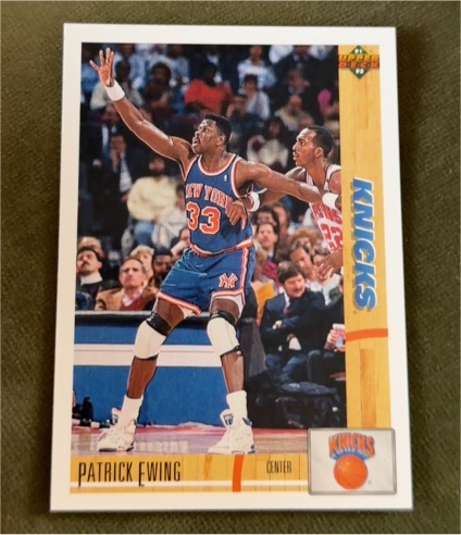 1991-92 Upper Deck #343 Patrick Ewing — front