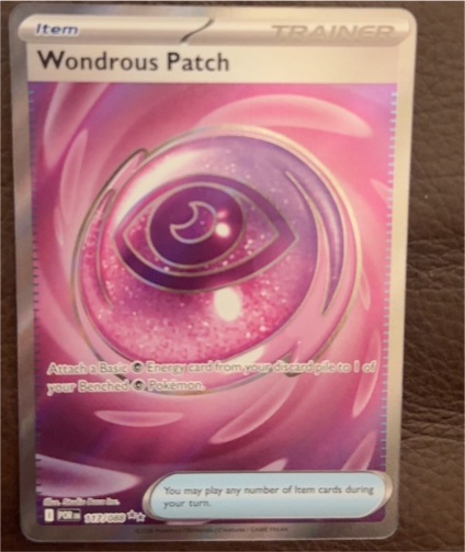 2022 Pokémon TCG Perfect Order #117 Wondrous Patch — front