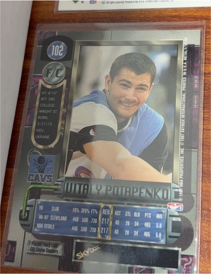 1997-98 Upper Deck #202 Vitaly Potapenko — front