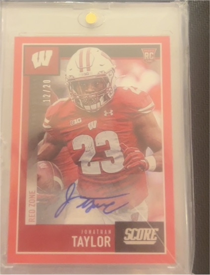 2020 Panini Score #385 Jonathan Taylor — front
