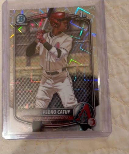 2025 Bowman Chrome #BCP-210 Pedro Catuy — front