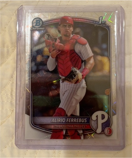 2025 Bowman Chrome #BCP-198 Alirio Ferrebus — front