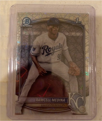 2025 Bowman Chrome #BCP-187 Ramcell Medina — front