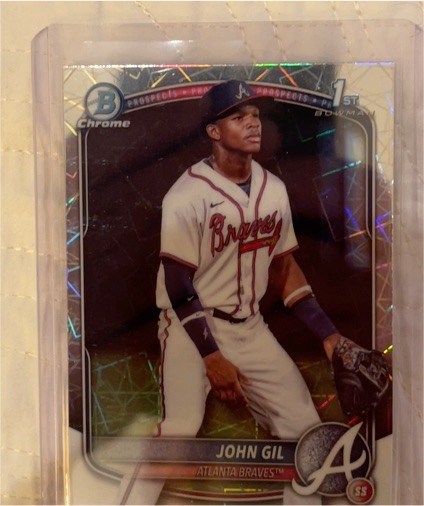 2025 Bowman Chrome #BCP-172 John Gil — front