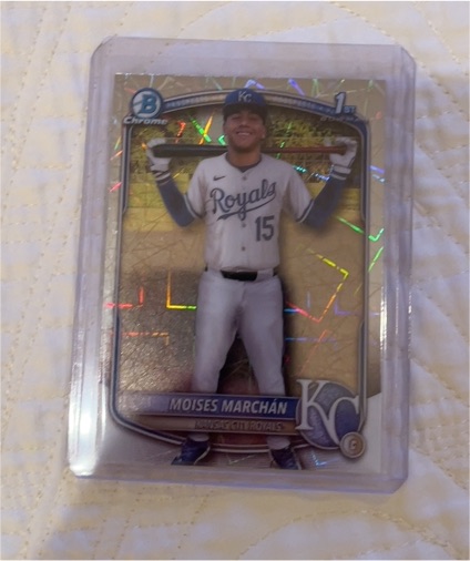 2025 Bowman Chrome #BCP-242 Moises Marchan — front