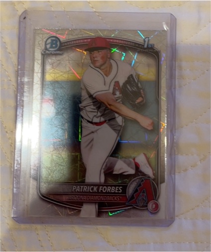 2025 Bowman Draft Chrome #BDC-89 Patrick Forbes — front