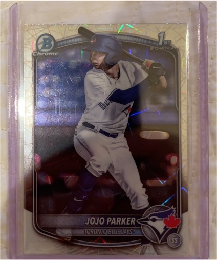 2025 Bowman Chrome #BDC-8 Jojo Parker — front