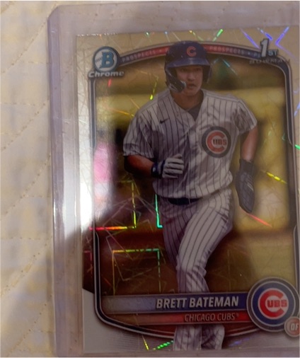2025 Bowman Chrome #BCP-226 Brett Bateman — front