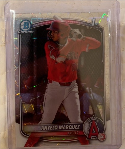 2025 Bowman Chrome #BCP-201 Anyelo Marquez — front