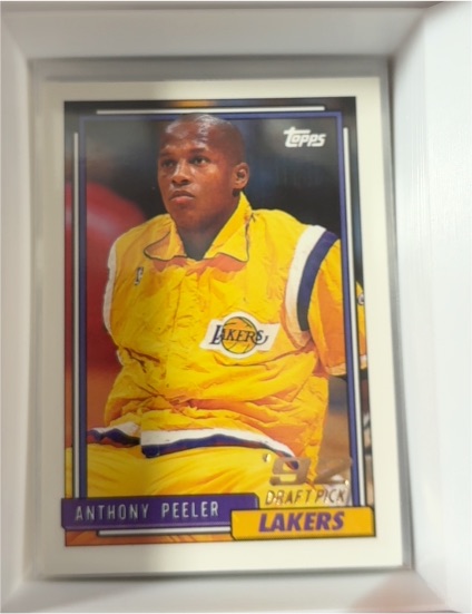 1992-93 Topps #288 Anthony Peeler — front