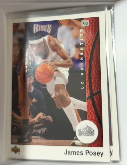 2002-03 Upper Deck UD Authentics #18 James Posey — front