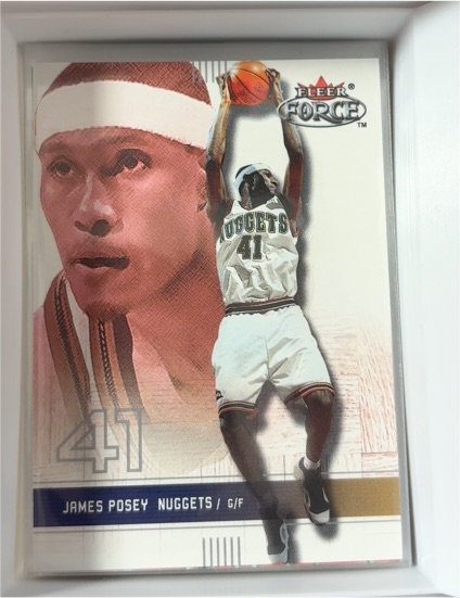 2001-02 Fleer Force #144 James Posey — front