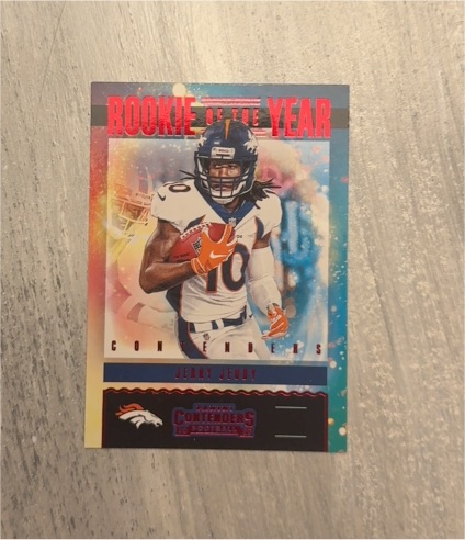 2020 Panini Contenders Rookie of the Year #RY-JJE Jerry Jeudy — front