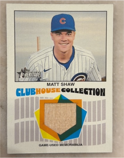 2026 Topps Heritage #CCR-MSH Matt Shaw — front
