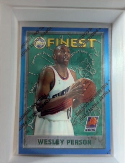 1995-96 Topps Finest #9 Wesley Person — front