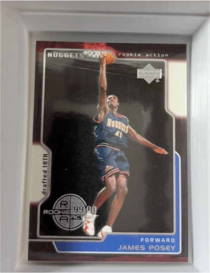 1999-00 Upper Deck Rookie Action #332 James Posey — front