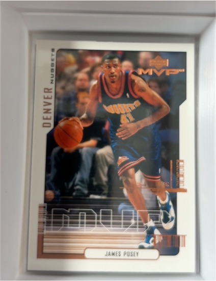 2000-01 Upper Deck MVP #44 James Posey — front