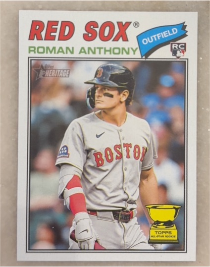 2026 Topps Heritage #86 Roman Anthony — front