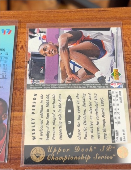 1995-96 Upper Deck #111 Wesley Person — front