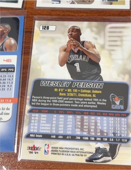 2000 Fleer Ultra #128 Wesley Person — front