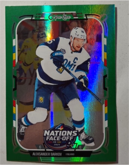 2025-26 O-Pee-Chee #514 Aleksander Barkov 4 Nations Face-Off — front